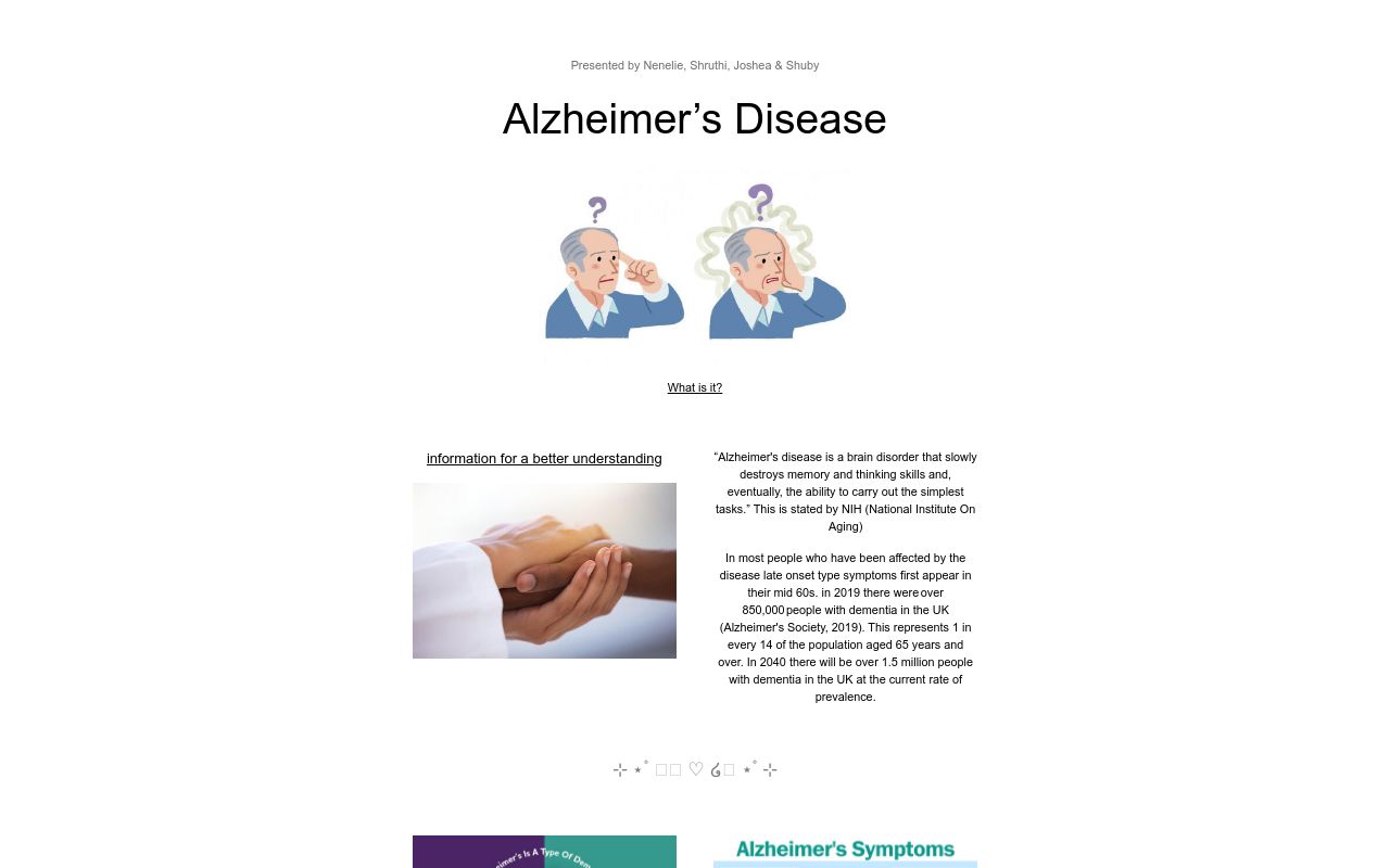 Carrd profile picture for @alzheimer